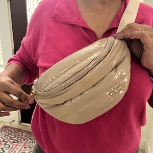 Bum Bag-Patent, Pretty Simple, Taupe,, NWT